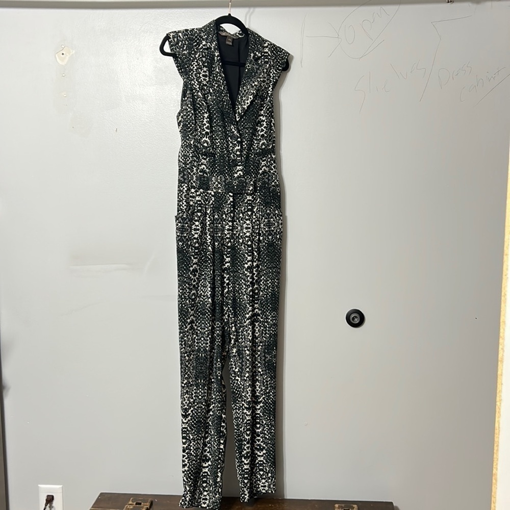 Charlie Jade Snake Print Utility Style Jumpsuit S… - image 2